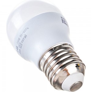 Лампа IEK LED, G45, шар, 5вт, 230В, 6500К, E27 LLE-G45-5-230-65-E27