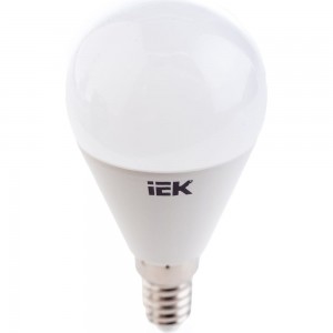 Лампа IEK LED, G45, шар, 9вт, 230В, 4000К, E14 LLE-G45-9-230-40-E14