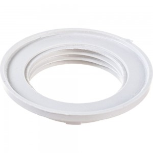 Абажурное кольцо IEK КП14-К02, пластик, Е14, белый, индивидуальный пакет EKP20-01-02-K01