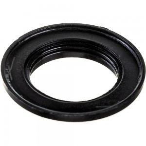 Абажурное кольцо IEK КП14-К01, пластик, Е14, черный, индивидуальный пакет EKP20-02-02-K02