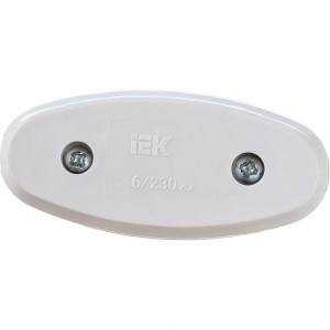 Одноклавишный выключатель IEK ВБ-01Б разборный, для бра, белый EVB10-K01-10