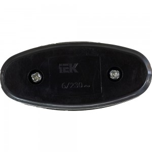 Одноклавишный выключатель IEK ВБ-01Ч разборный, для бра, черный EVB10-K02-10