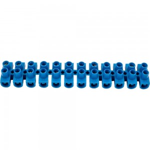 Контактный зажим IEK винтовой ЗВИ-3 н г 1,0-2,5мм2 12пар синий UZV6-003-04