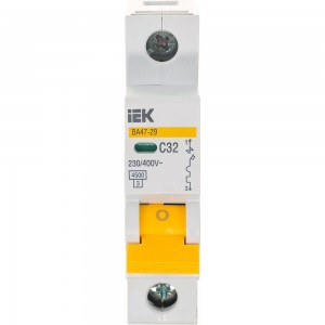 Автоматический выключатель IEK ВА47-29 1п, 32А, 