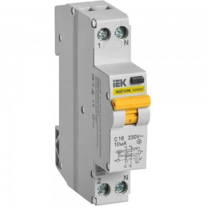 Автоматический выключатель дифференциального тока IEK АВДТ32ML тип A С16 10мА KARAT MVD12-1-016-C-010-A