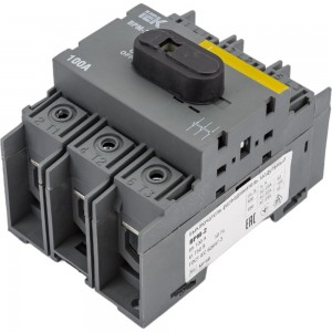 Модульный выключатель-разъединитель IEK ВРМ-2 3P 100А MVR20-3-100