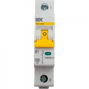 Автоматический выключатель IEK ВА47-60M 1Р 1А 6кА B MVA31-1-001-B