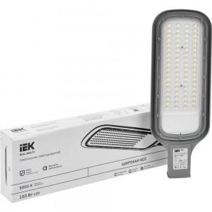 Светильник IEK LED ДКУ 1012-100Ш 5000К, IP65, серый LDKU1-1012-100-5000-K03