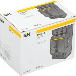 Автоматический выключатель IEK ВА88-32 3Р 125А 25кА MASTER SVA10-3-0125-02