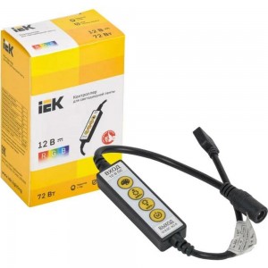 Контроллер без ПДУ К RGB IEK 3 канала 12В 2А 72Вт LSC2-RGB-072-K-20-12-W