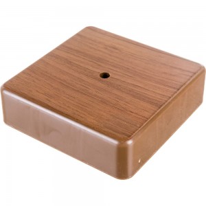 Распаячная коробка IEK КМ для о/п 100x100x29мм дуб UKO10-100-100-029-K24-E