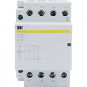 Модульный контактор IEK КМ63-40М AC/DC MKK21-63-40