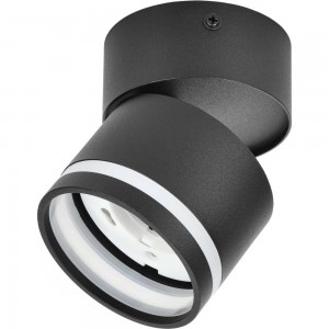 Настенно-потолочный светильник IEK Lighting 4034 под лампу gx53 черный LT-USB0-4034-GX53-1-K02