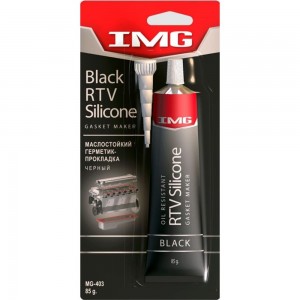 Герметик прокладок IMG маслостойкий, черный, 85г MG-403