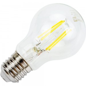 Светодиодная лампа IN HOME LED-A60-deco 9Вт 230В Е27 4000К 810Лм прозрачная 4690612008073