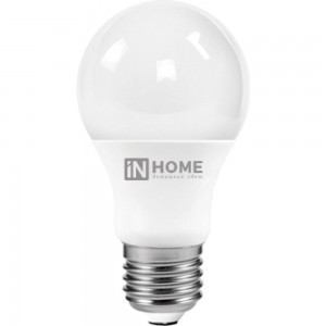 Светодиодная лампа IN HOME LED-A60-VC 10Вт 230В Е27 4000К 900Лм 4690612020211