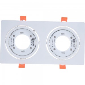 Встраиваемый поворотный двойной светильник IN HOME GX53R-2ST-W металл под GX53 230В белый 4690612021553