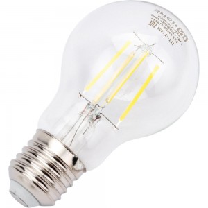Светодиодная лампа IN HOME LED-A60-deco 11Вт 230В Е27 6500К 990Лм прозрачная 4690612026169
