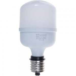 Светодиодная лампа IN HOME LED-HP-PRO 40Вт, 230В, Е27, с адаптером E40, 4000К, 3600Лм 4690612031095