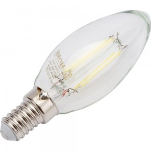 Светодиодная лампа IN HOME LED-СВЕЧА-deco 9Вт 230В Е14 6500К 810Лм прозрачная 4690612030197