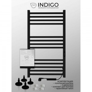 Полотенцесушитель INDIGO Attic electro 100/50 таймер, скрытый монтаж, универсальное подключение R/L LСLATCE100-50BRRt
