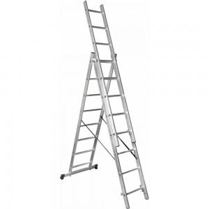 Трехсекционная лестница Inforce 3x8 ЛП-03-08