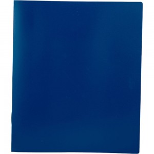 Папка INFORMAT с кольцами, А4, 4 кольца, 700 мкм, 40 мм, синяя, пластик NP5675B