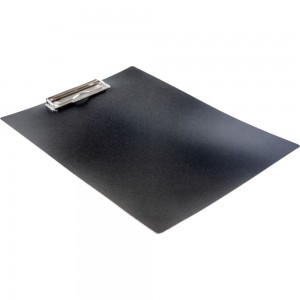 Вертикальный планшет INFORMAT А4 пластик двусторонний PVC черный с зажимом NM3012