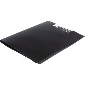 Вертикальный планшет INFORMAT А4 пластик двусторонний PVC черный с крышкой NM3310