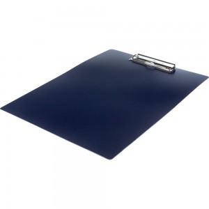 Вертикальный планшет INFORMAT А4 пластик двусторонний PVC синий с зажимом NM3012B