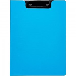 Вертикальный планшет INFORMAT с зажимом, с крышкой, А4, пластик PP, черно-синий PPM31Bl