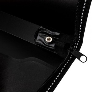 Папка INFORMAT на молнии SAFE А4 карман черный пластик 500 мкм NP7050K