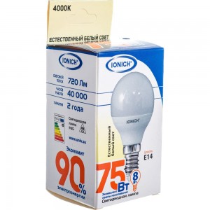 Светодиодная лампа IONICH декоративное освещение ILED-SMD2835-P45-8-720-230-4-E14 1317 1548