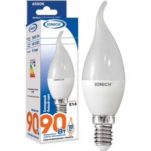 Лампа IONICH ILED-SMD2835-CW37-10-900-230-6.5-E14 1554