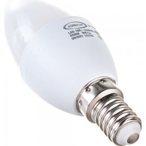 Светодиодная лампа IONICH свеча ILED-SMD2835-C37-10Вт-900Лм-230В-6500К-E14 1799
