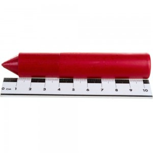 Восковой карандаш красный, уп-10 шт 19173859