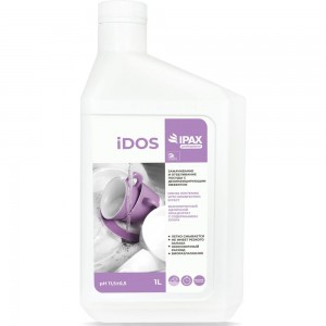 Профессиональное средство для замачивания и отбеливания посуды с дезинфицирующим эффектом IPAX iDos 1 л, концентрат iDo-1-2488