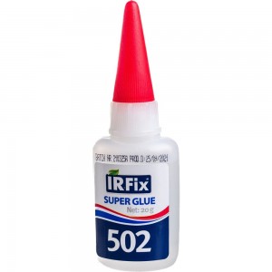 Секундный цианакрилатный клей IRFIX Super Glue 502 бесцветный 20 гр 20071