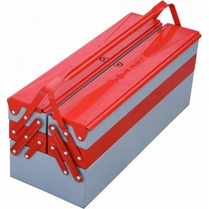Раскладной ящик для инструментов металлический 190х420х200 5 секций IZELTAS 8420336205