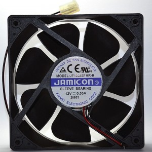 Вентилятор JAMICON JF1238S1HR 120х120х38 12В с разъемом 2 конт.MOLEX 5239-2(PHU-2) С00034863