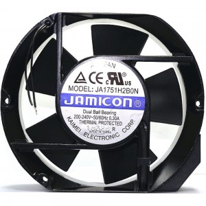 Вентилятор JAMICON JA1751H2B0N-L(JA1751H2B011N-L-R)(провод) 220V (172x150x51) B(подшипник) CFM169/dBA55 С00035578
