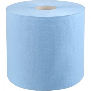 Протирочное полотенце Jasmin professional 2 сл., 2 рул., 23x35 см, 1000 отр., синее, d 7 см (w1, w2) ПП1000238