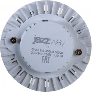Лампа Jazzway PLED- ECO-GX53 6w 3000K FROST 460Lm D75x26mm 2851987
