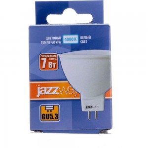 Лампа Jazzway PLED-SP JCDR 7w 4000K GU5.3 230/50 1033512