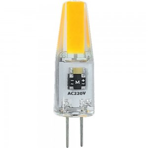 Лампа Jazzway PLED-G4 COB 3w 240Lm 3000K 220В силикон d10x38мм 2857446