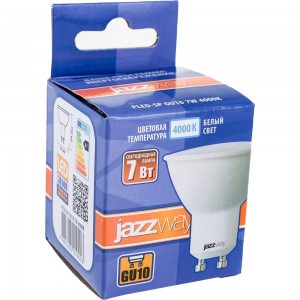 Лампа Jazzway PLED-SP GU10 7w 4000K 230, 50 5019003