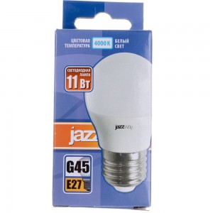 Лампа Jazzway PLED- SP G45 11w E27 4000K 230, 50 5019362