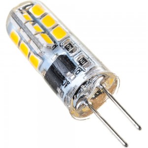 Лампа Jazzway PLED-G4 3w 2700K 200Lm 220V силикон, d11x38мм 1032041