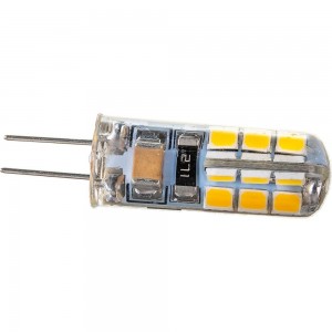 Лампа Jazzway PLED-G4 3w 2700K 200Lm 220V силикон, d11x38мм 1032041