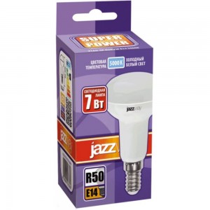 Лампа Jazzway PLED-SP R50 7w 5000K E14 230/50 1033635